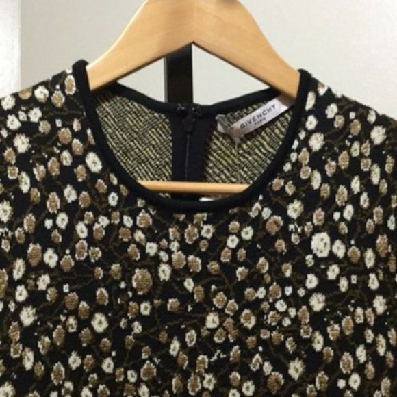 Givenchy Floral Intarsia Sweater Dress - Picture 4 of 11